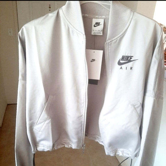Nike Jackets & Blazers - NWT-Nike Air Satin Cropped Jacket